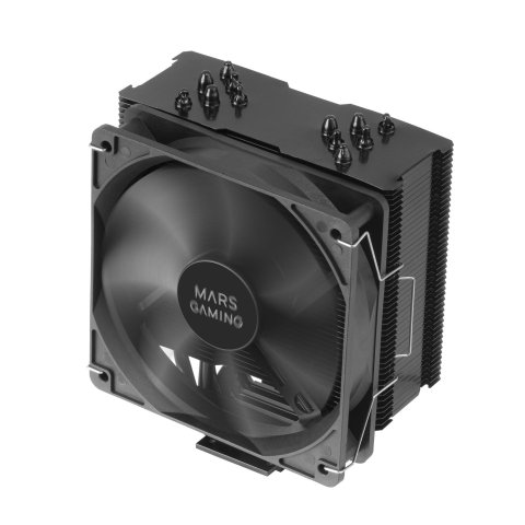 Ventilador Con Disipador De Cpu Mars Gaming Mcpupro 6 Heatpipes Base De Cobre Ventilador De 120mm Refrigeracion 200w Tdp Alta