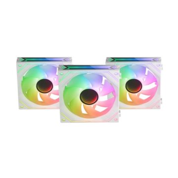 Kit 2xventilador Interno Arg Dinamico Mars Gaming Mf-linkfinity Kit White Modulares Pwm 120mm 360º Ventilador Y Marco Ilumina 2