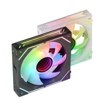 Ventilador Interno Arg Dinamico Mars Gaming Mf-linkfinity Black Modulares Pwm 120mm 360º Ventilador Y Marco Iluminado Argb 2