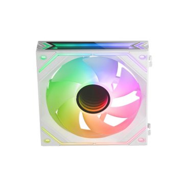 Ventilador Interno Arg Dinamico Mars Gaming Mf-linkfinity White Modulares Pwm 120mm 360º Ventilador Y Marco Iluminado Argb