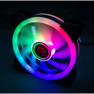 Talius Ventilador Caja Rgb Iris cronos Spectrum 16led 12cm Retail
