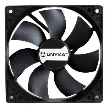 Ventilador Interno Unyka 120mm Doble Bola Connector 4 Pines Con Control De Temperatura 2