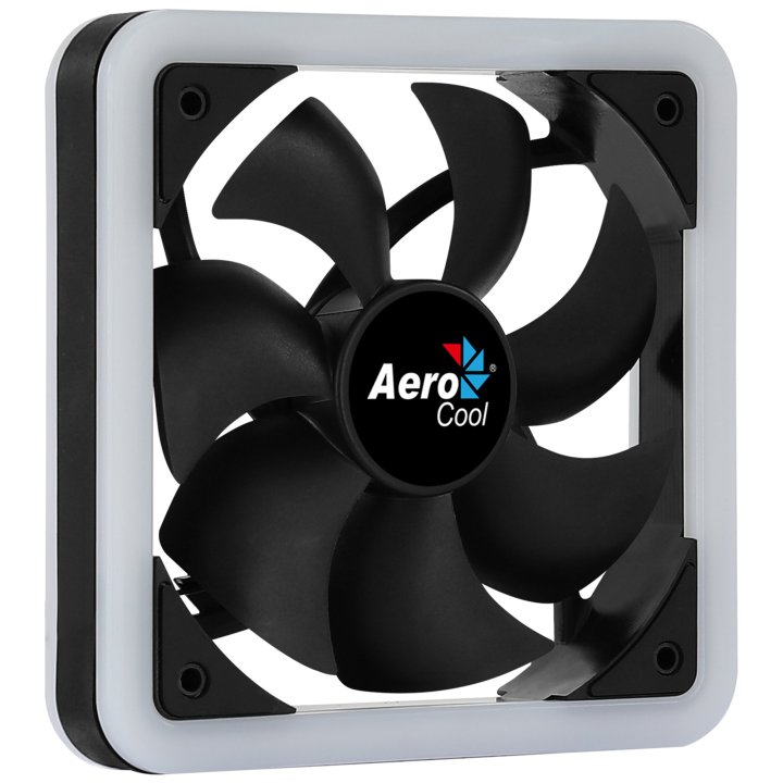 Ventilador Interno Aerocool Edge Argb 140mm Anillo Led Dual Conexion 3.4 Y 6pin