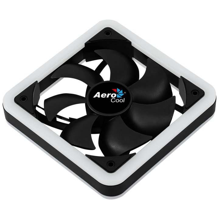 Ventilador Interno Aerocool Edge Argb 140mm Anillo Led Dual Conexion 3.4 Y 6pin