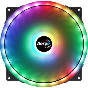 Ventilador Int. Aerocool Duo Argb 200mm Anillo Led Dual