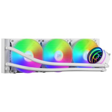 Sistema De Refrigerancion Liquida Mars Gaming Ml-one360 White 3x(12x12) Iluminacion Frgb Tpd 550w Para Procesadores Intel Y A