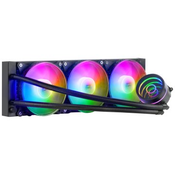 Sistema De Refrigerancion Liquida Mars Gaming Ml-one360 Black 3x(12x12) Iluminacion Frgb Tpd 550w Para Procesadores Intel Y A