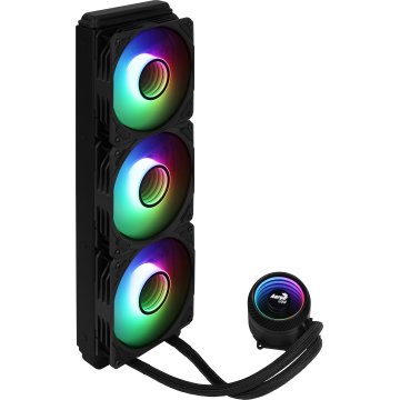 Sistema De Refrigeracion Liquida Aerocool Mirage L360 3x12cm Infinity Mirror Rgb-a (adressable) Tdp 550w Para Procesadores In