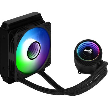 Sistema De Refrigeracion Liquida Aerocool Mirage L120 1x12cm Infinity Mirror Rgb-a (adressable) Tpd 200w Para Procesadores In