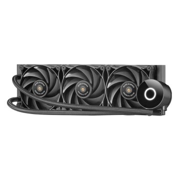 Sistema De Refrigeracion Liquida Profesional Mars Gaming Mlpro360 Negro 3x120mm Rodamiento Fdb De Cobre Tpd 600w Para Procesa