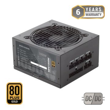 Fuente De Alimentacion Mars Gaming 1000w Modular Certificacion 80+ Gold, Pfc Activo 2