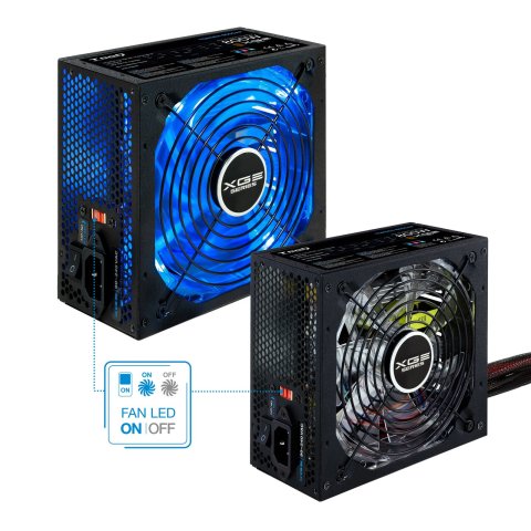 Fuente De Alimentacion Gaming Tooq 800w 80+ Bronze Atx12v V2.31 Apfc 82+ Led On off