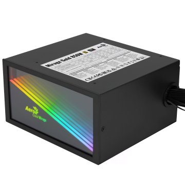 Fuente Alimentacion Aerocool Mirage 850w Certificado 80 Plus Gold Pfc Activo, Vent. 12x12cm Ultra Silencioso Haswell Rgb Infi