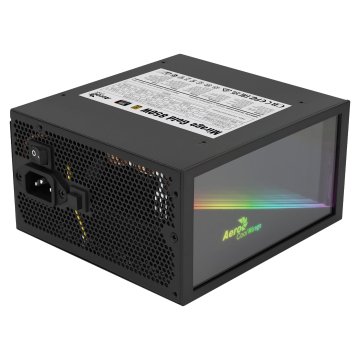 Fuente Alimentacion Aerocool Mirage 850w Certificado 80 Plus Gold Pfc Activo, Vent. 12x12cm Ultra Silencioso Haswell Rgb Infi 2