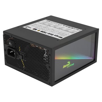 Fuente Alimentacion Aerocool Mirage 750w Certificado 80 Plus Gold Pfc Activo, Vent. 12x12cm Ultra Silencioso Haswell Rgb Infi 2