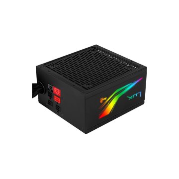 Fuente Alimentacion Aerocool Lux 550w, Certificado 80 Plus Bronze Pfc Activo, Vent. 12x12cm Haswell 2