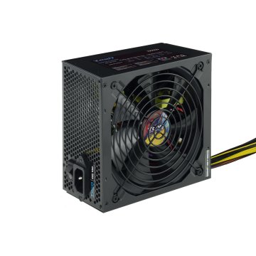 Fuente De Alimentación Tooq Tqapolo-650sp Atx Con Pfc Activo 5 Sata 3 Molex , Negro Destinada Para Reparaciones