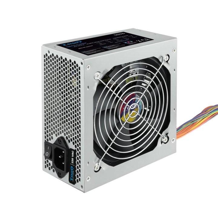 Fuente De Alimentacion Tooq Tqapolo-500sp 500w Fan 12cm 4 Sata 2 Molex 1 Pcie 6pines Interruptor Destinada A Reparaciones