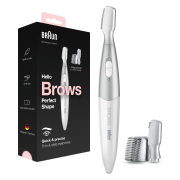 Recortadora Para Cejas Braun Fg1106 Alta Precision Pila Aaa 2