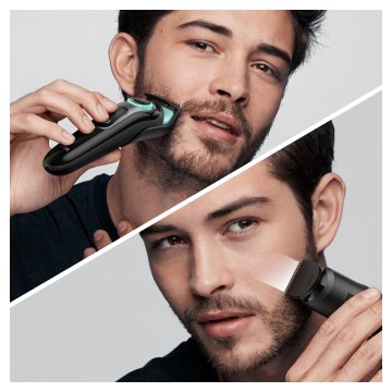 Recortadora De Barba Braun Bt3323 20 Ajustes Corte 0.5 - 1cm Color Negro Verde Bateria 50min 2