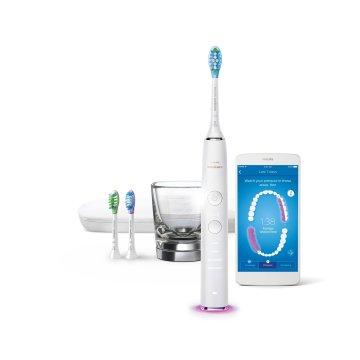 Cepillo Dental Electrico Philips Diamondclean 9000 Hx9903 03 Sensor De Presion 4 Modos 3 Intensidades Bt App De Control