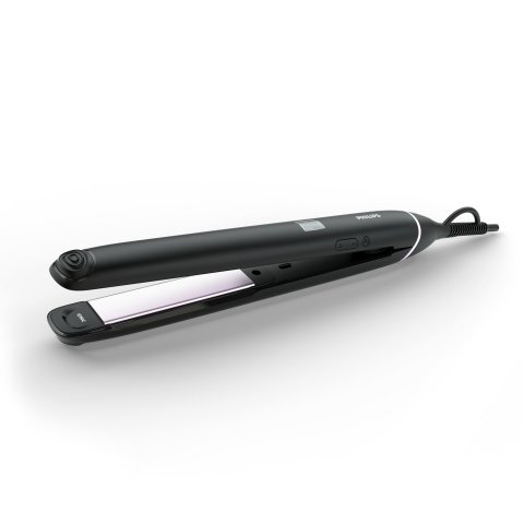 Plancha De Pelo Philips Bhs674 00 Straightcare Revestimiento Ceramico Cable Giratorio Color Negro rosa