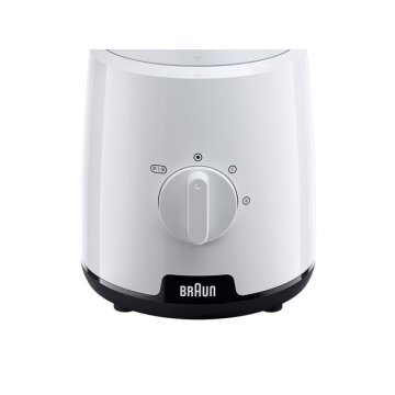 Batidora De Vaso Braun Powerblender 1 Jb1050wh Blanca Motor 600w 2 Velocidades Tritura Hielo 1.5l 2