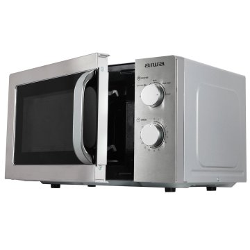 Microondas Aiwa Mw-200sl Frontal Acero Inox Capacidad 20l Potencia 700w 2