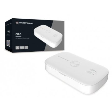 Caja Uv Esterilizadora Cargador Wireless 10w Conceptronic Ciro 2