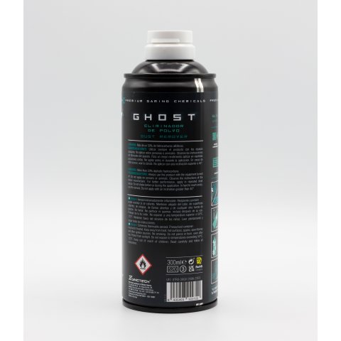 Synctech Eliminador De Polvo Ghost Spray 300ml Alta Presion Canula De Extension Sin Olor 8003s0020