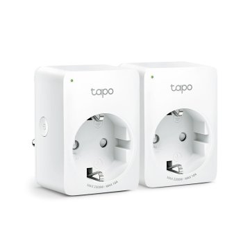 Enchufe Inteligente Wifi Tp-link Tapo P100 Pack 2u 2.4ghz Configuracion Horarios Y Fechas , Modo Ausente, Diseño Compacto
