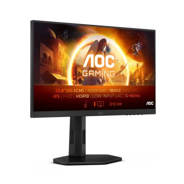 Monitor Aoc Gaming 24" 24g4xe 2 Hdmi Displayport Altavoces Full Hd 1920x1080 180hz 0,5ms Vesa