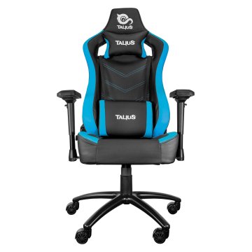 Silla Gamer Talius Vulture Negra azul Butterfly, 4d, Base Metwal, Ruedas Nylon