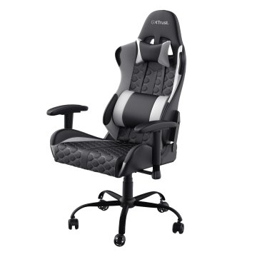 Silla Gamer Trust Gxt 708 Resto Gaming Giratoria 360 Elevador De Gas Clase 4 Respaldo Ajustable Entre 90º Y 180º Color Negro  2