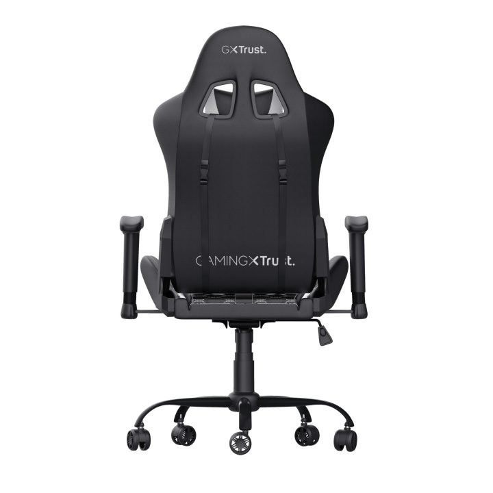 Silla Gamer Trust Gxt 708 Resto Gaming Giratoria 360 Elevador De Gas Clase 4 Respaldo Ajustable Entre 90º Y 180º Color Negro 