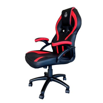 Silla Gamer Keep Out Xs200 Negra Con Detalle Rojo Espuma De Alta Densidad Reposabrazos Fijos 2