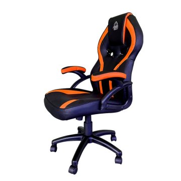 Silla Gamer Keep Out Xs200 Negra Con Detalle Naranja Espuma De Alta Densidad Reposabrazos Fijos 2