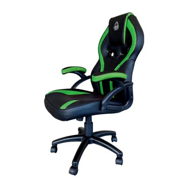 Silla Gamer Keep Out Xs200 Negra Con Detalle Verde Espuma De Alta Densidad Reposabrazos Fijos 2