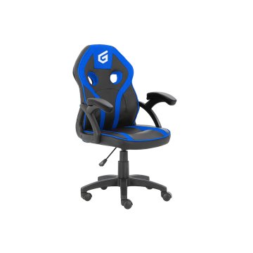 Silla Gamer Junior Conceptronic Eyota06b Color Negro Detalles En Azul Recubrimiento Pu De Alta Calidaddiseño Ergonomico