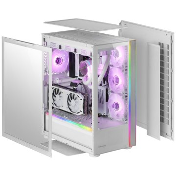 Caja E-atx Torre Gaming Mars Gaming Mc-ult Xxl White Frontal Y Lateral De Cristal Templado Sin Fuente De Alimentacion 2