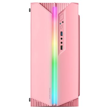 Caja Microatx Gaming Mars Gaming Mc-s1 Rosa Frontal Argb Ventilador Traser Frgb Ventana Lateral Sin Fuente De Alimentacion 2