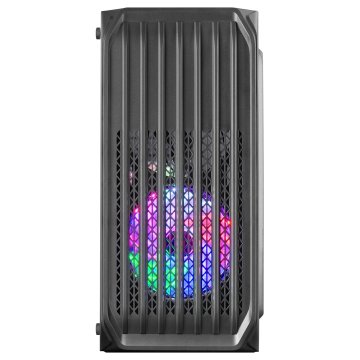 Caja Microatx Gaming Mars Gaming Mc-s2 Black Frontal Con Ventilador Frgb Ventana Lateral Sin Fuente De Alimentacion 2