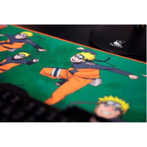 Alfombrilla Gaming Konix Naruto Xxl Contornos Reforzados 900x460x3mm Kx-nar-mp-green-xxl