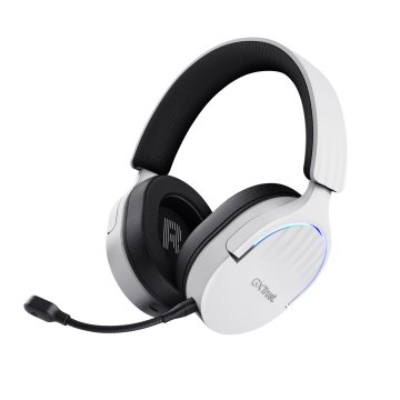 Headset Bluetooth Trust Gaming Fayzo Gxt 491 Blanco 25304 Bt Y Usb 2.4ghz Microfono Desmontable Y Flexible Carga Usb-c Contro 2