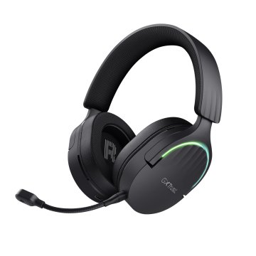 Headset Bluetooth Trust Gaming Fayzo Gxt 491 Negro 24901 Bt Y Usb 2.4ghz Microfono Desmontable Y Flexible Carga Usb-c Control 2