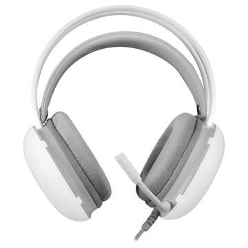 Headset Mars Gaming Mh-glow White Jack 3.5mm Y Alimentacion Por Usb Iluminacion 360º Chroma En Diadema Y Auriculares Sonido U 2