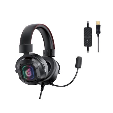 Headset Usb Gaming 7.1 Athan02b Rgb Compatible Pc, Ps3, Ps4 Conceptronic 2