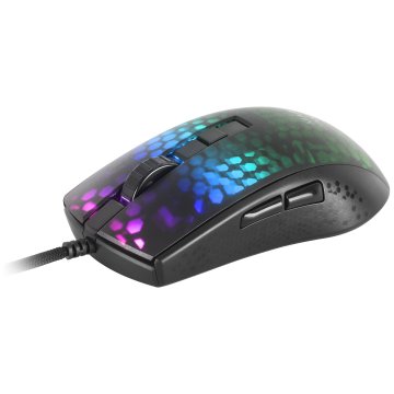 Mouse Mars Gaming Rgb Mmr Translucido Black 12800dpi Ultra Ligero 58g Iluminacion Rgb Switches Mecanicos Huano Programables 2