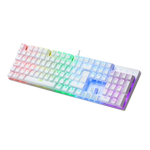 Teclado Mecanico Mars Gaming Mk422 Italiano White Switch Marron Pr De 100hz Anti-ghosting Avanzado