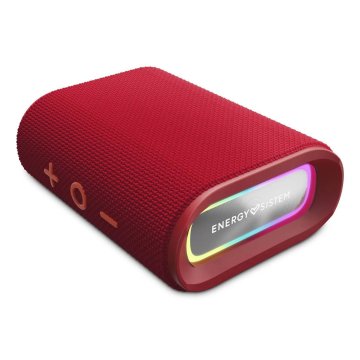 Altavoz Bluetooth Portable Energy Sistem Streetplay 8w Ipx6  Bt 5.4 Manos Libres Radio Fm Usb Aux Bateria 12h Color Rojo
